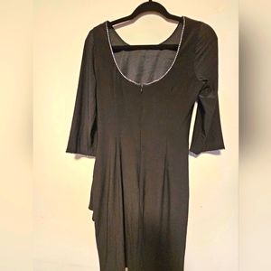 Classy Long sleeve black dress